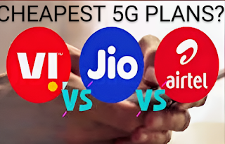 JIO- AIRTEL-VI, WHICH COMPANY HAS CHEAPEST 5G PLANS?